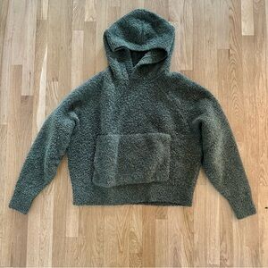 Saalt Studio | oat hoodie in moss green RARE